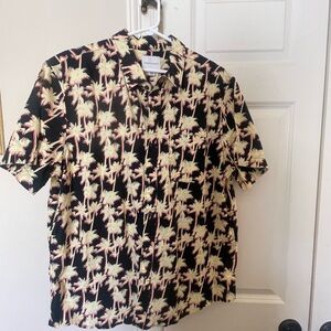 Men’s American Eagle Outfitters beach, festival, summer trip TropPalm Shirt 55